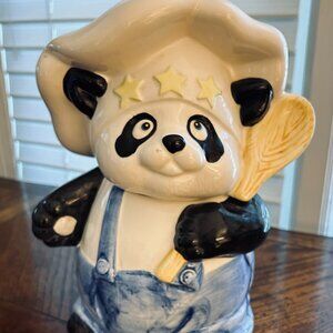 Vintage Teddy Bear Chef Cookie Jar